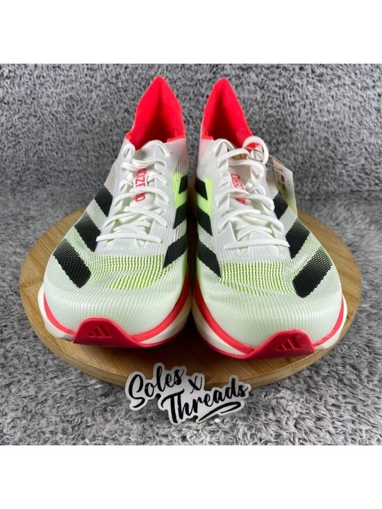 Adidas Adizero Takumi Sen 10 Running Size 11 Men White Black Lucid Red IH5712 main image 6